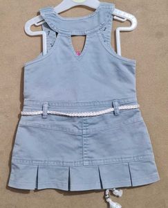 Cute Denim Jumper Dress