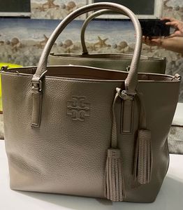 Authentic Tory Burch Leather Tote Bag