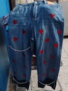 Heart Denim Jeans