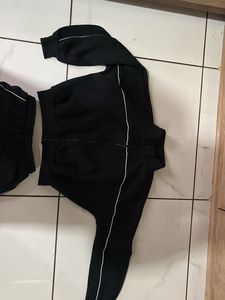 Black Tracksuit Set