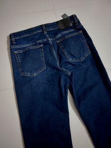 Mango Dark Blue Denim Jeans