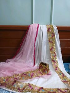 Beautiful Organza Dupatta Suit Set