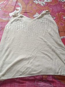 Sparkly Sleeveless Top