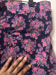 Floral Print Skirt