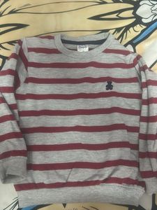 Striped Crewneck Sweatshirt