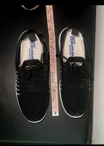 Stylish Black Woven Sneakers 👟