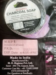 jumbo extra sure xxxl sanitary pads and chatcoal soap for @tanvi_nakul