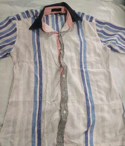 Linen Club Striped Shirt