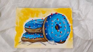 Original Acrylic painting set