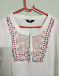 Max Western White Top - XL Size