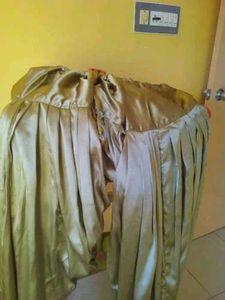 Golden Salwar Satin