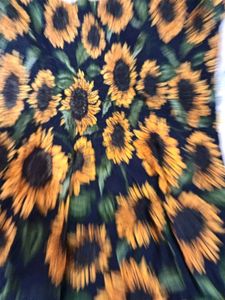 Sunflower Print Dress