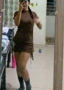 Brown Bodycon Mini Dress