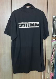 H&amp;M X Pringle Black T-Shirt Dress