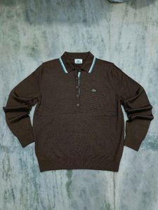 Lacoste Brown Knit lite sweater