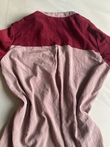 Chic Two-Tone Blouse
