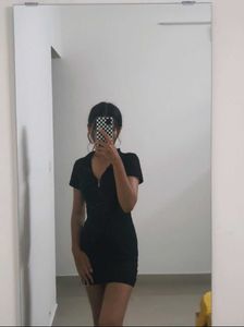 Zipper Mini Dresss