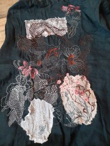 Korean Super Baggy Embroidered Harem Pants.