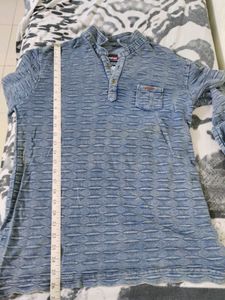 Mens Full Sleeve Collar Tshirt