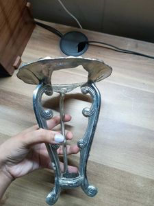 Vintage Metal Bowl Holder Stand