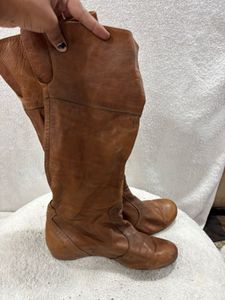 Brown Leather Boots