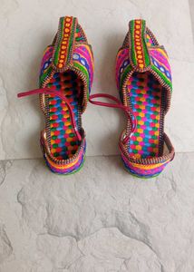 Colorful Ethnic Flats