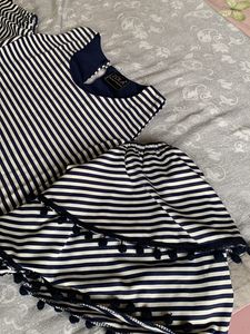 A Beautiful Half-cut Sleeves Top
