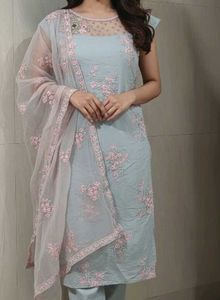 Elegant Embroidered Kurta Set