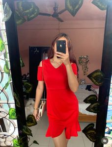 Mini Red Dress