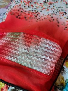 Elegant Ethnic saree with stiched blouse