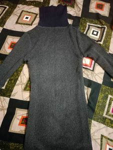 Zara black knit dress