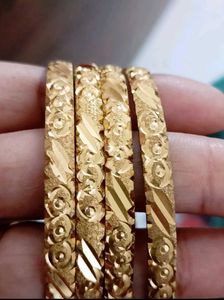 2 Set Of Gold Plated Bangles
