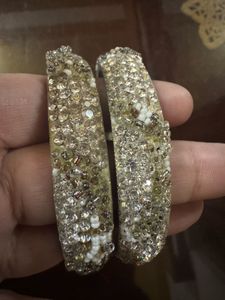 Sparkling Bangle Set And Finger Rings