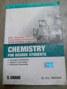 Chemistry B.Sc 3rd Year Book For Indian Students