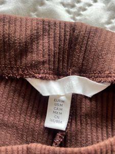 H&amp;M Brown Flare Leggings Trousers Lower