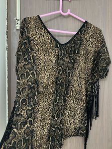 New Animal Print Designer Top For L Or Xl