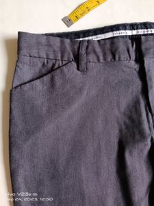 Ash Grey Color Office Wear Pants