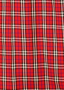 Red Plaid Nighty Cotswool Winter