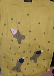 Yellow Woolen Top