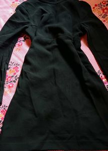 Zara Woman Black One Piece Dress