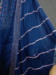Price Drop 💧 NAVY BLUE KURTA SET 🫐+ DUPATTA