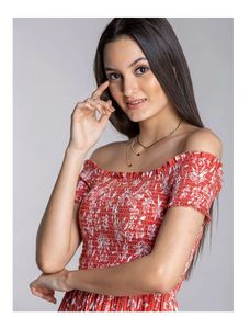 Floral Off-Shoulder Dress