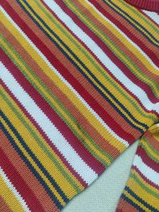 Multi Colour Semi Crop Sweater