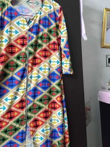 Colorful Patterned Long Dress