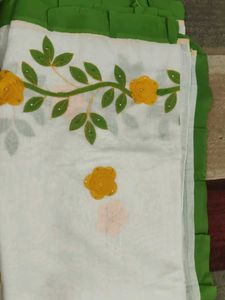 Floral Saree With Stich Blouse
