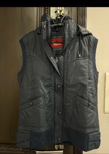 Navy Blue Puffer Jacket
