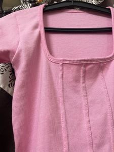 Pink Long Sleeve Top