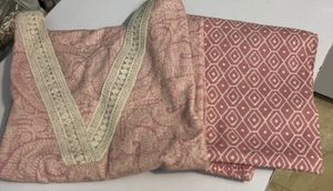 Pink Kurta With Pant