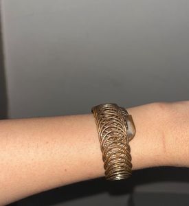 Unique Coil Cuff Bracelet