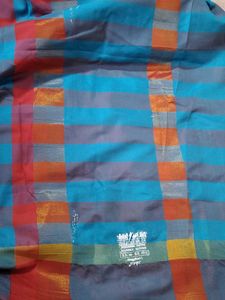 Checkered Pattern Saree